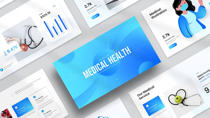 redesign powerpoint presentation, design investor pitch deck canva google slides