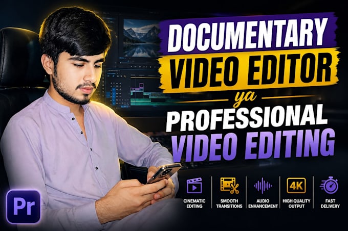 do documentary style video editing for faceless channels
