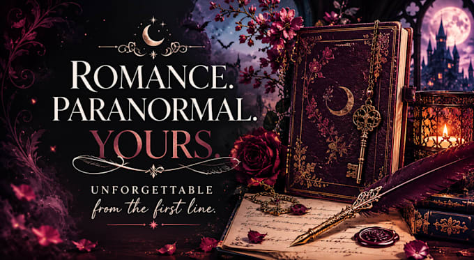 ghostwrite your romance or paranormal fiction novel