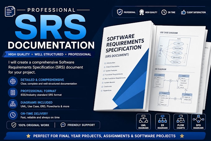 write professional srs software documentation