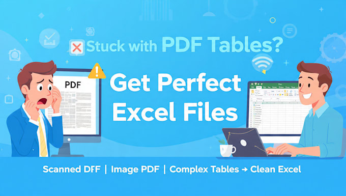 convert PDF tables into accurate excel spreadsheets
