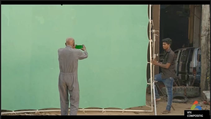 do vfx compositing, green screen remove and vfx cleanup, cgi explosion, smoke