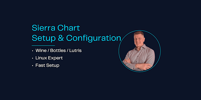 set up and configure sierra chart on linux with wine bottles or lutris