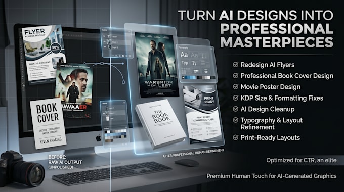 professionally refine and humanize ai generated designs