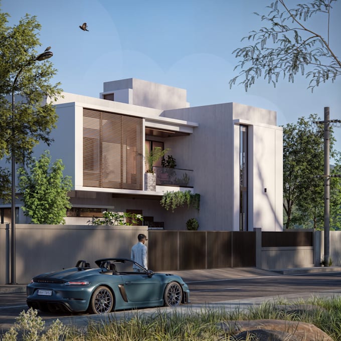 create photorealistic exterior renders