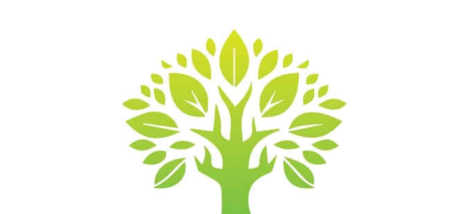 create professional minimalist tree logo