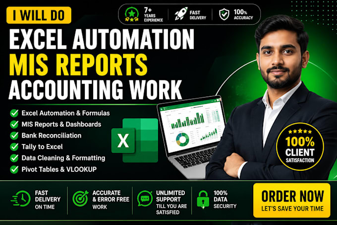 do excel automation, mis report, reconciliation