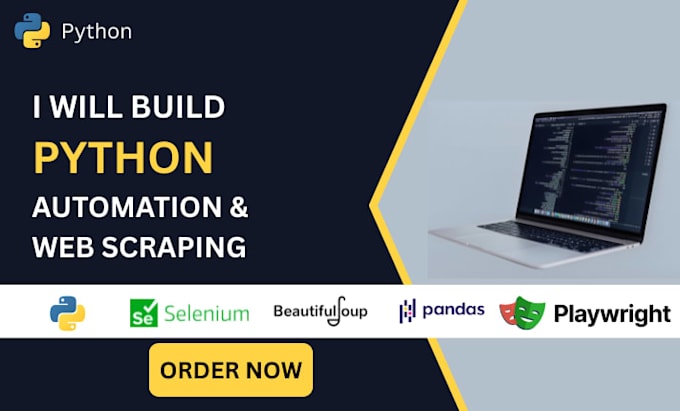 build python automation and web scraping scripts
