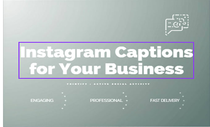 write instagram captions for your business