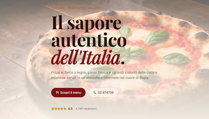 create website design for local business