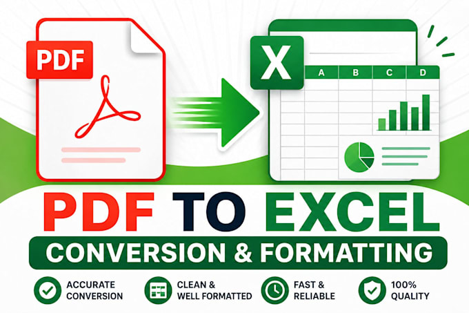 convert pdf to excel and format it