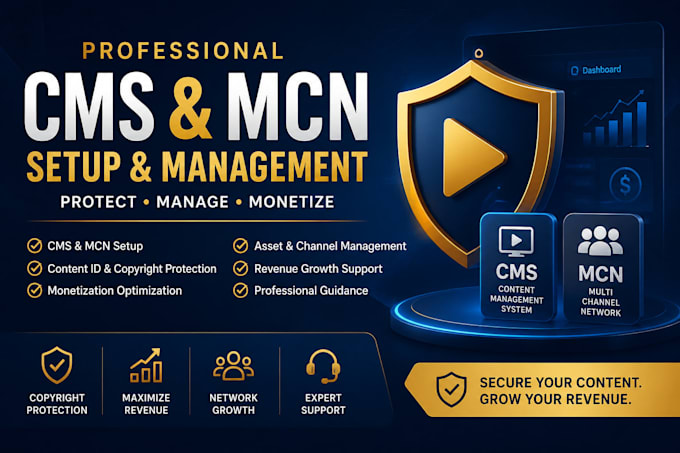 set up cms and mcn with content id