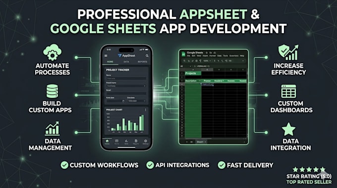 build appsheet apps using google sheets for business automation