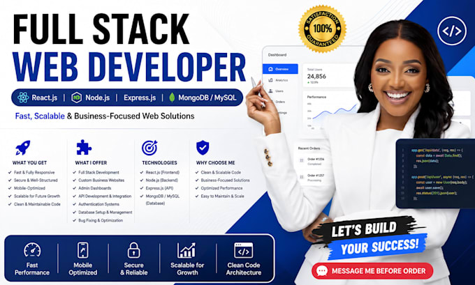 develop full stack web applications using react, nodejs and mongodb mern stack
