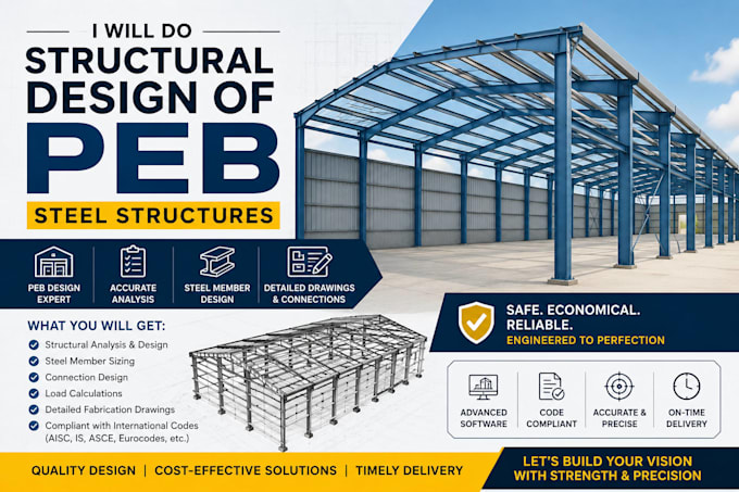do structural design of peb steel structures