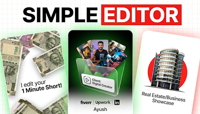 provide clean and simple video editing under 24 hours