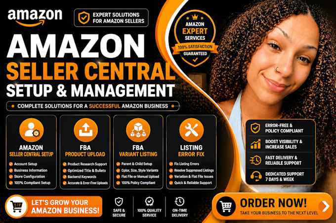 do amazon listing optimization, fix variation listing and amazon fba expert VA