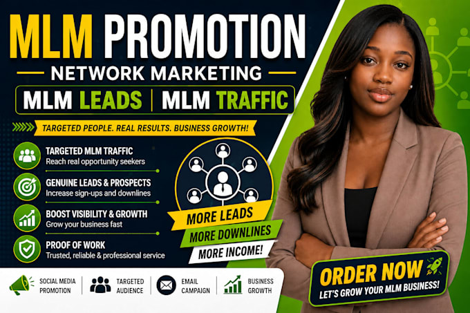 Promote your mlm business, network marketing, mlm leads, and mlm ...