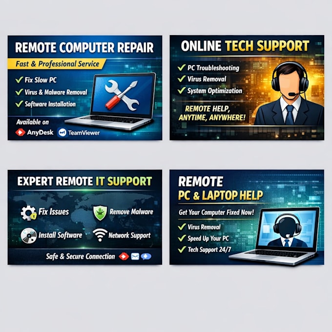 provide professional IT support and fix your PC problems