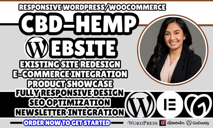cbd website, hemp website, wellness product website, wordpress cbd website