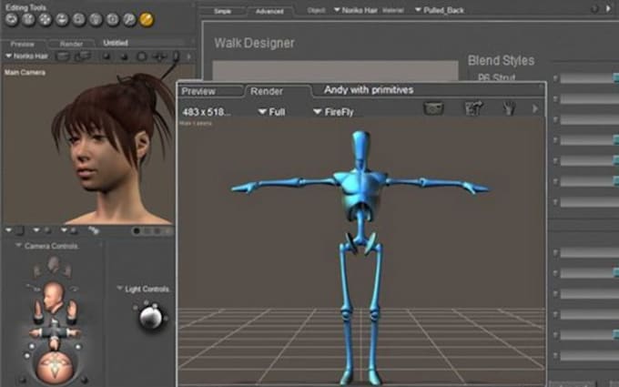 create rig animate 3d character in blender maya rigging unreal engine rigging