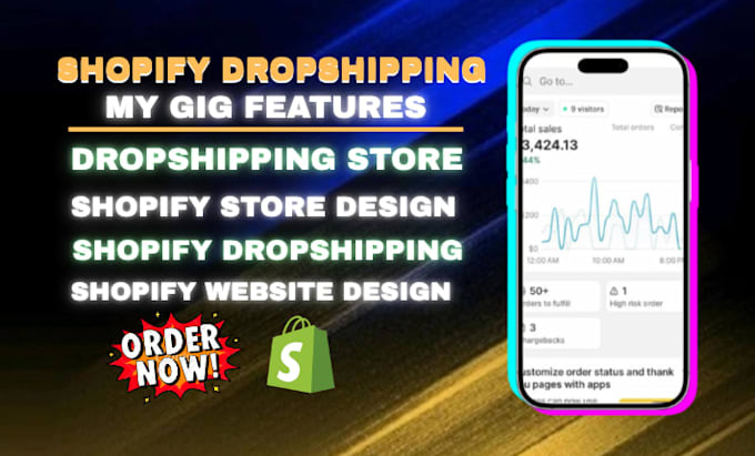 design market shopify dropshipping store