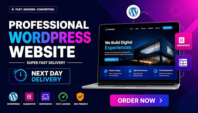 design or redesign wordpress website, landing page expert