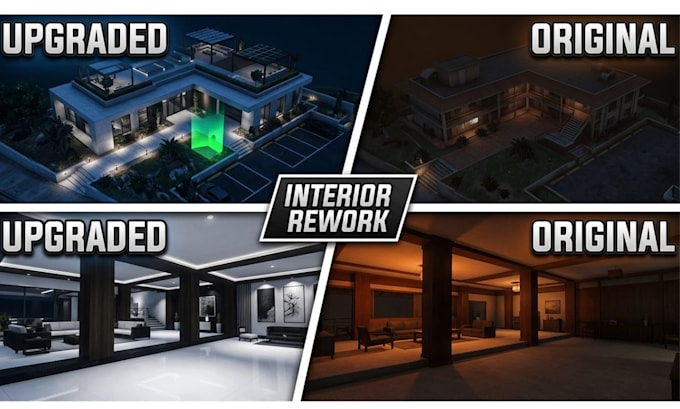 fivem mlo interior, gta v custom fivem map, building gta v house retexture props