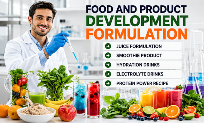 develop profitable food and beverage formulations for commercial production