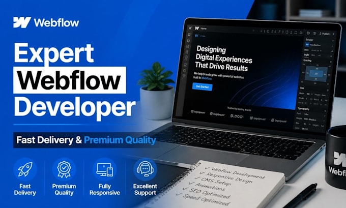 design and develop a webflow website for your business