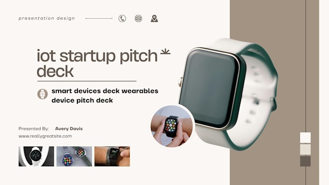 design iot startup pitch deck smart devices deck wearables device pitch deck