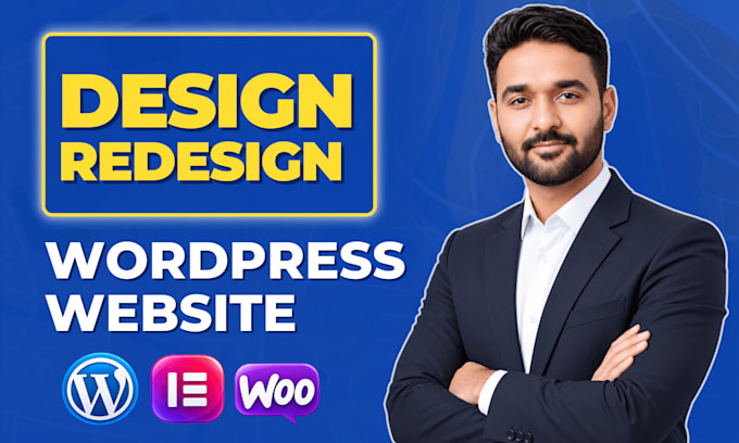 design or redesign a modern wordpress website