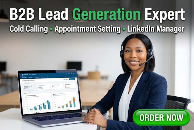 boost b2b lead generation, cold calling VA, appointment setting and linkedin