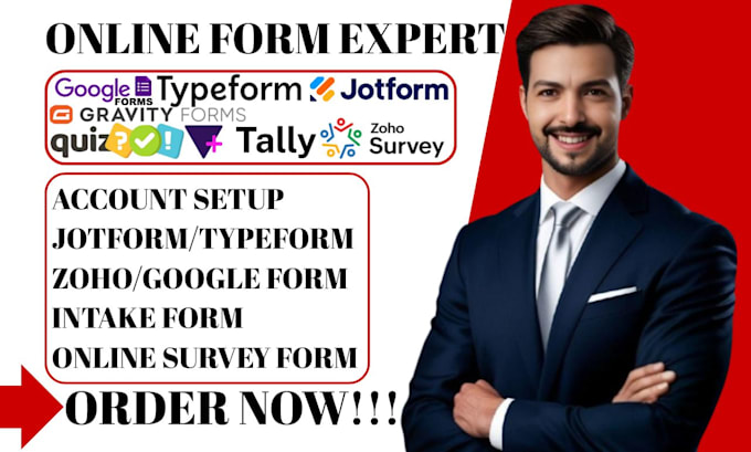 create jotform google form tally form quiz typeform questionnaire gravity form