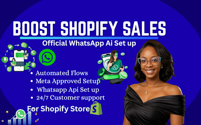 set up official whatsapp api for shopify store marketing