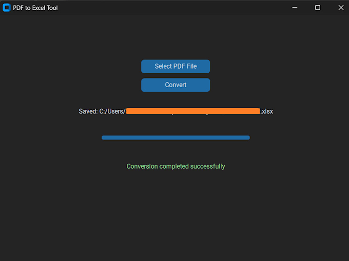 build python tools for PDF extraction and excel automation