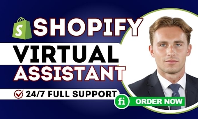shopify virtual administrator, ecommerce VA specialist, shopify task assistant