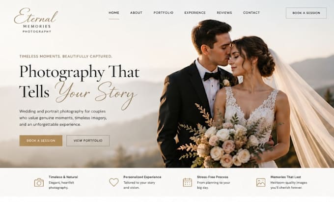fix build squarespace protrait photographer website wedding photographer website
