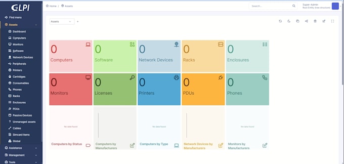 setup glpi helpdesk, asset management and active directory