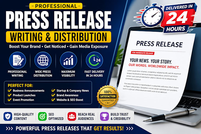 write, distribute book press release, press release distribution, book launch pr