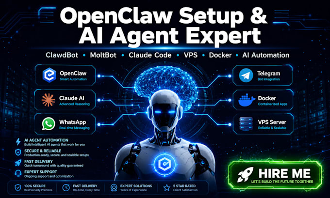 install openclaw setup clawdbot claude code moltbot ai agent vps docker