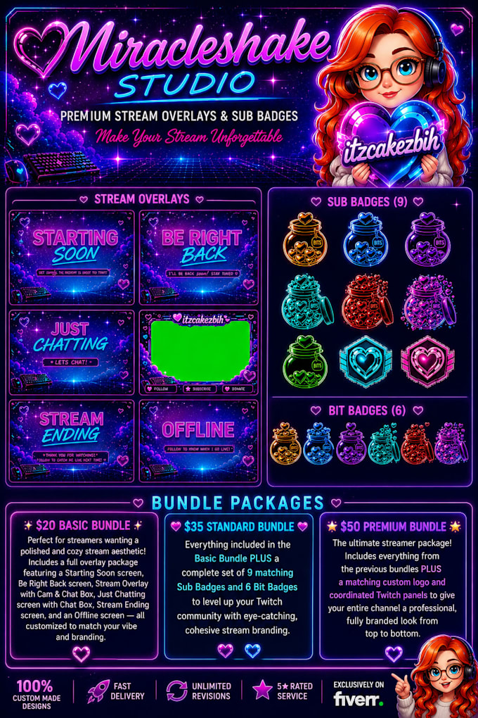 make custom twitch graphics
