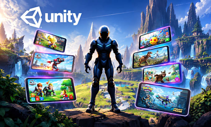 provide unity game development, monetization and multiplayer