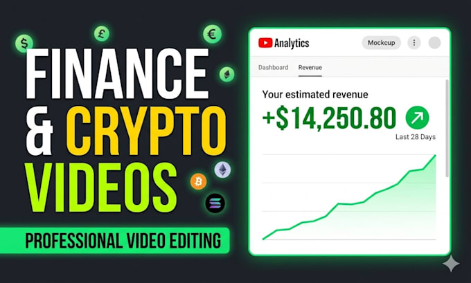 create faceless youtube finance videos, crypto and forex trading videos