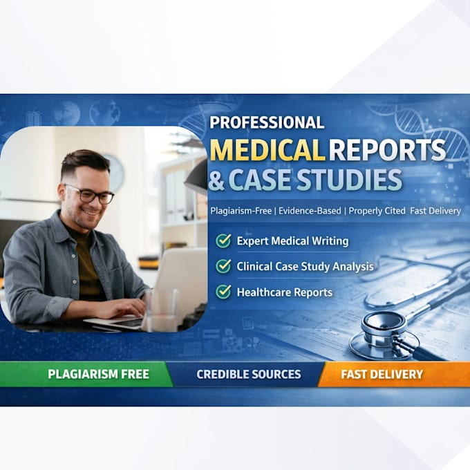 professionally write medical reports and case studies