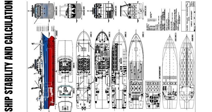 do ship stability calculation and marine structural design