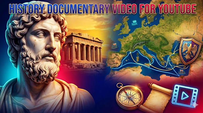 create professional history documentary video for youtube