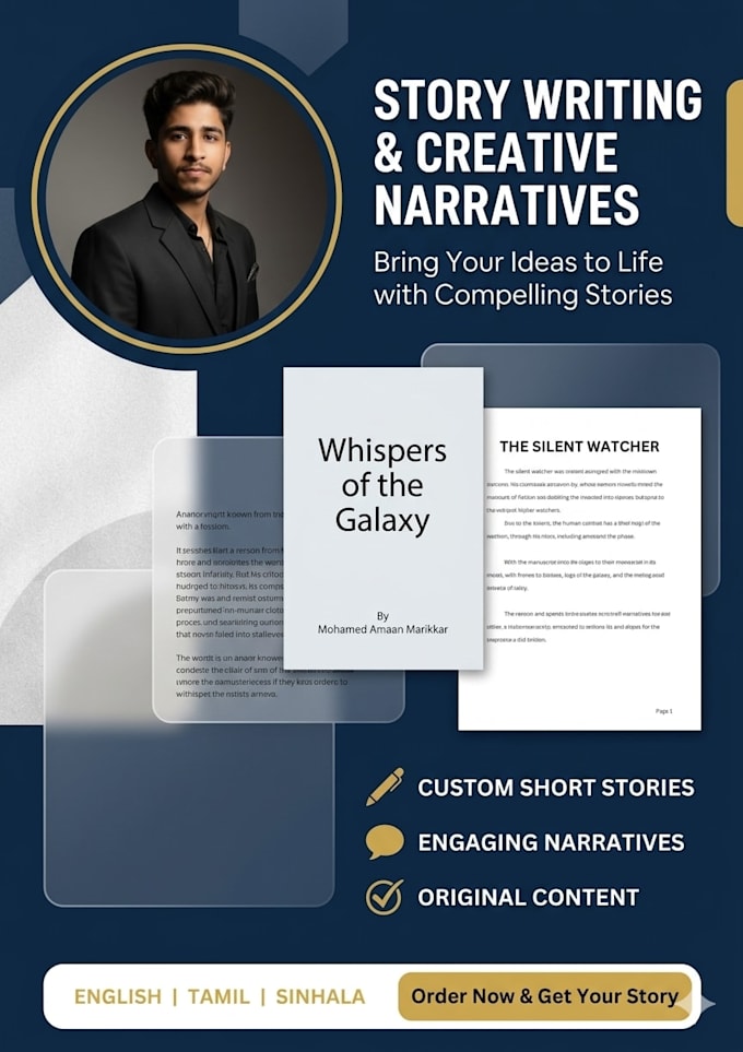 write captivating short stories, creative fiction, and engaging content