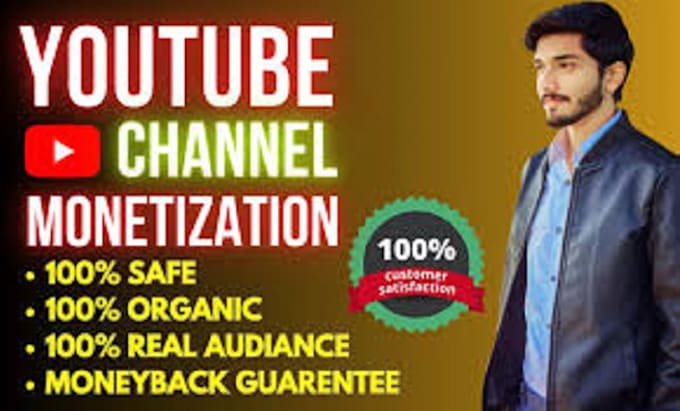 do organic youtube channel promotion for monetization
