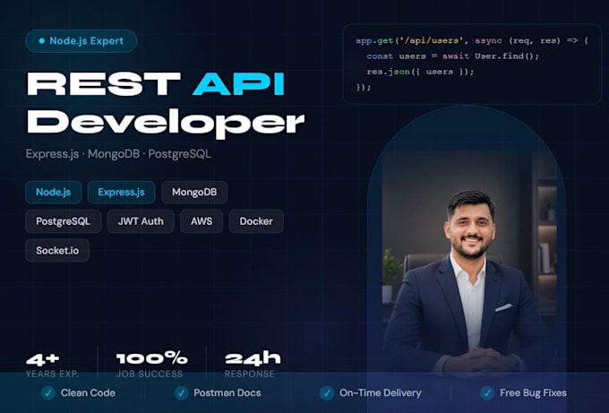 build a rest API with node js, express js and mongodb